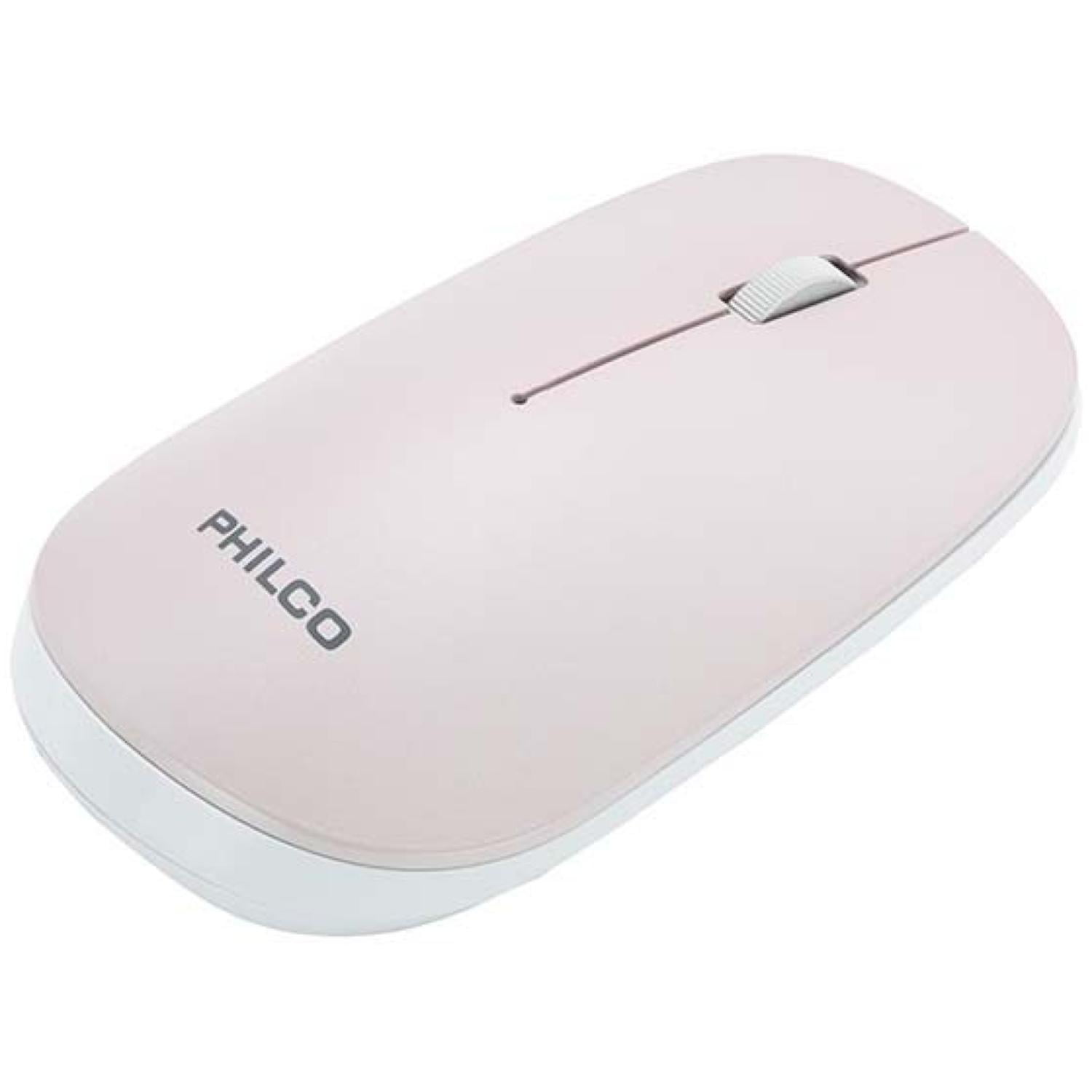 Philco - Mouse Inalambrico Usb 3 Botones 1600 Dpi Rosado