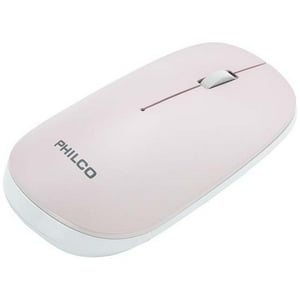Philco - Mouse Inalambrico Usb 3 Botones 1600 Dpi Rosado