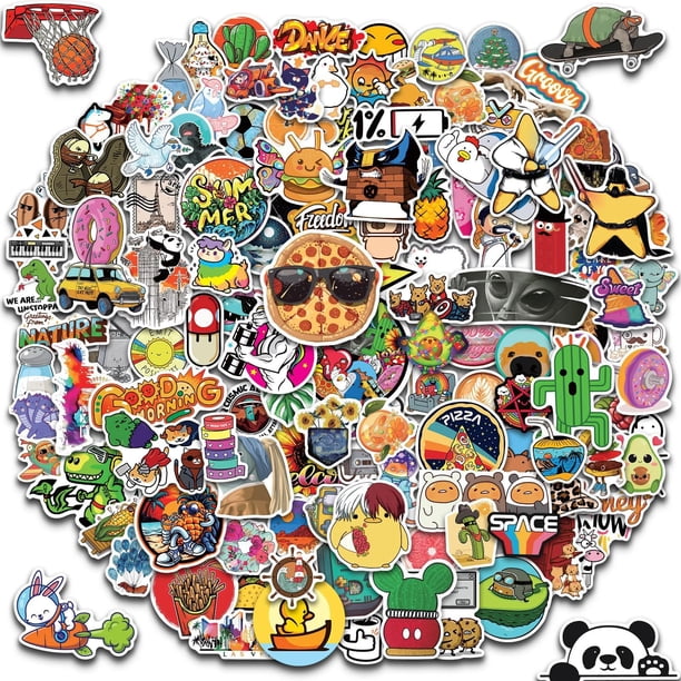 Paquete De 300 Calcomanías De Vinilo Impermeables Vsco