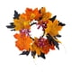 thumbnail image 1 of Corona De Velas De Halloween Con Forma De Anillo, Anillos De Velas De Otoño Para Puerta De Fiesta, Acción De Gracias, Color Negro Y Amarillo, 1 of 3