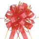 thumbnail image 1 of Gran Lazo de Tiro para Envolver Regalos Cintas de Organza para Bodas Cestas Presentes Fiesta de Navidad Rojo-8 Pulgadas, 1 of 6