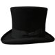 thumbnail image 4 of Sombrero de Copa Hanshow Negro de Lana 18 cm (7 3/8"), 4 of 7