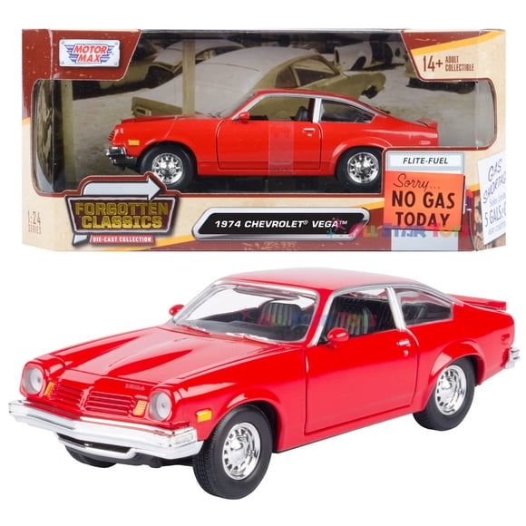 Modelo de metal fundido a presión Motormax 1974 Chevrolet Vega a escala 1:24