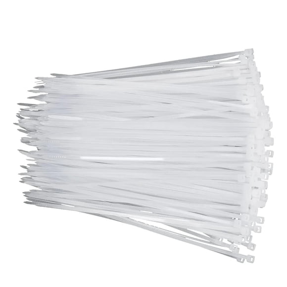 Pack X 3 100 Tirrap De Nylon 3 6mm X 300mm Color Blanco