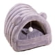 thumbnail image 2 of Cama Cueva Para Mascotas, Nido Suave Semicerrado Para Gatos, Erizos, Animales Pequeños, Gris L, 2 of 5