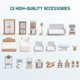 thumbnail image 5 of Juego de madera Robotime de Dollhouse Furniture, 23 unidades, para niños a partir de 3 años, 5 of 9
