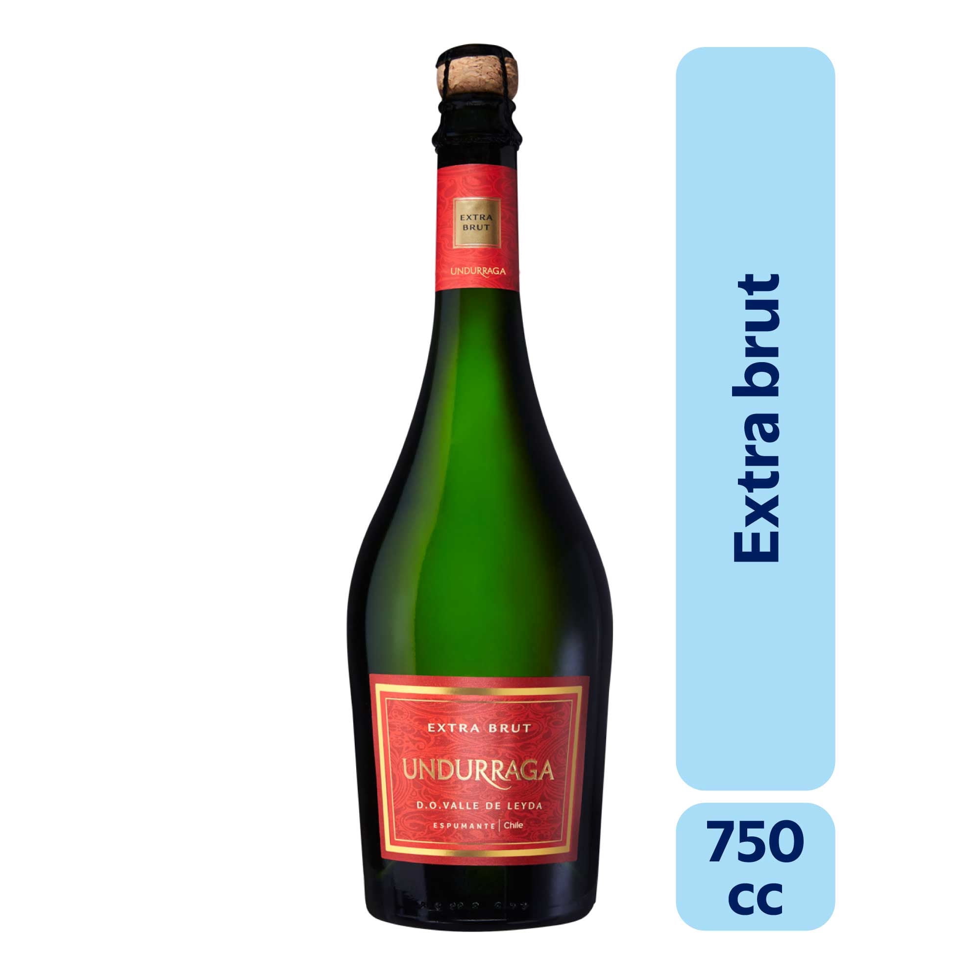 Espumante Extra Brut 12° Botella 750 cc Undurraga