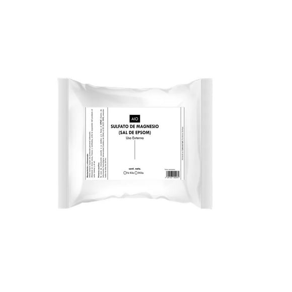 Sulfato De Magnesio O Sal De Epsom Uso Externo 500 Gr