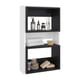 thumbnail image 3 of Mueble Auxilar Muro Baño Eco Blanco Y Wengue, 3 of 9