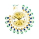 thumbnail image 4 of Reloj De Pared De Pavo Real Arte Silencioso Relojes Colgantes Oficina Cocina Ba?o Decoración, 4 of 5