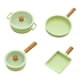 thumbnail image 3 of 4 Piezas 1/6 Olla De Cocina Para Casa De Muñecas Mini Modelo De Utensilios De Cocina Para Muñecas BJD Cocina Verde, 3 of 4