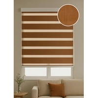 Clems - Cortina Roller Duo 105X160 Madera