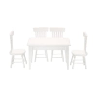 Magideal - Juego De Muebles De Casa De Muñecas De Madera 1/12 Decoración De Casa De Muñecas Accesorio De Madera Muebles De Casa De Muñecas Modelo Mesa De Comedor