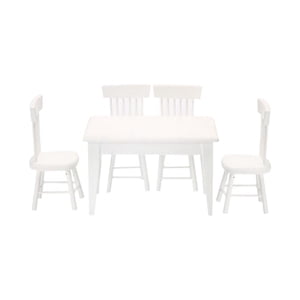 Magideal - Juego De Muebles De Casa De Muñecas De Madera 1/12 Decoración De Casa De Muñecas Accesorio De Madera Muebles De Casa De Muñecas Modelo Mesa De Comedor