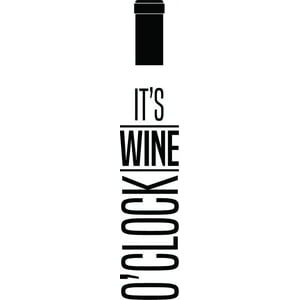 Rienda Libre Graphics - Decomural It'S Wine O'Clock Kitchen Ws-46142