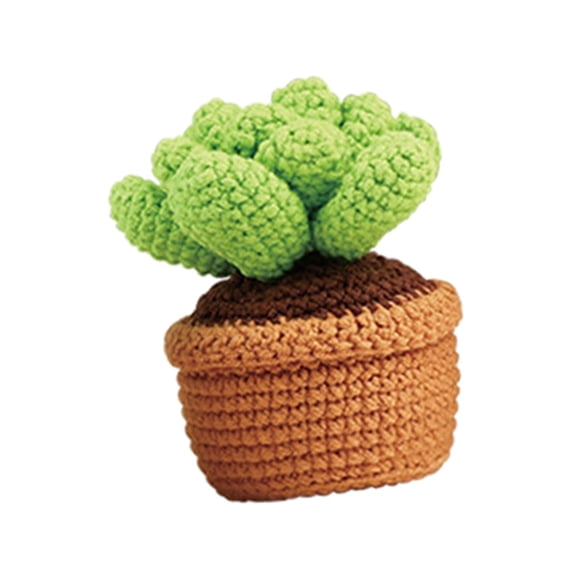 DIY Crochet Doll Kit Decor Crocheting Craft Set Para Festival Teens Gift Planter