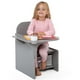 thumbnail image 3 of Escritorio con almacenamiento infantil gris Delta Children, 3 of 4