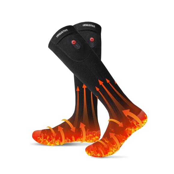 Calcetines con calefacción Venustas, recargables hasta 14 horas, para mujeres y hombres
