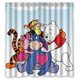 thumbnail image 1 of Cortina de ducha de Winnie Eeyore The Pooh, juego de cortinas de baño con ganchos, tamaño 60 x 72 pulgadas, 1 of 3