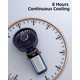 thumbnail image 5 of Ventilador portátil Koonie con base, 8 horas y 5 velocidades, recargable, 5 of 6