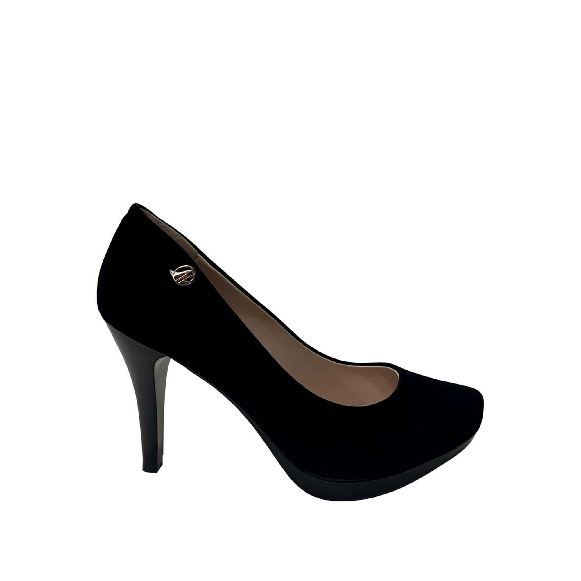 Todopiel - Zapato Reina Cuero Zap77 Negro Gamuza