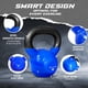 thumbnail image 3 of Set de 2 kettlebells Yes4All de 11,3 kg con recubrimiento de vinilo, 3 of 7