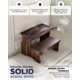 thumbnail image 2 of Taburete Escalera De Madera Con 2 Peldaños 200 Kg Para Adultos Y Niños, 2 of 8