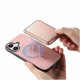 thumbnail image 2 of Funda de Cuero Magnética con Tarjetero para iPhone 16 Cubierta Delgada Rosa, 2 of 5