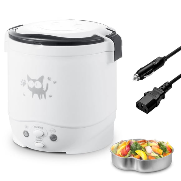 Olla Arrocera OSBA Mini 1L 12V para Auto y Viajes con Vaporera
