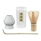 thumbnail image 5 of Matcha Ceremony Set Matcha Whisk Stand Matcha Whisk Para Amigos Regalos Crack Matt White, 5 of 5