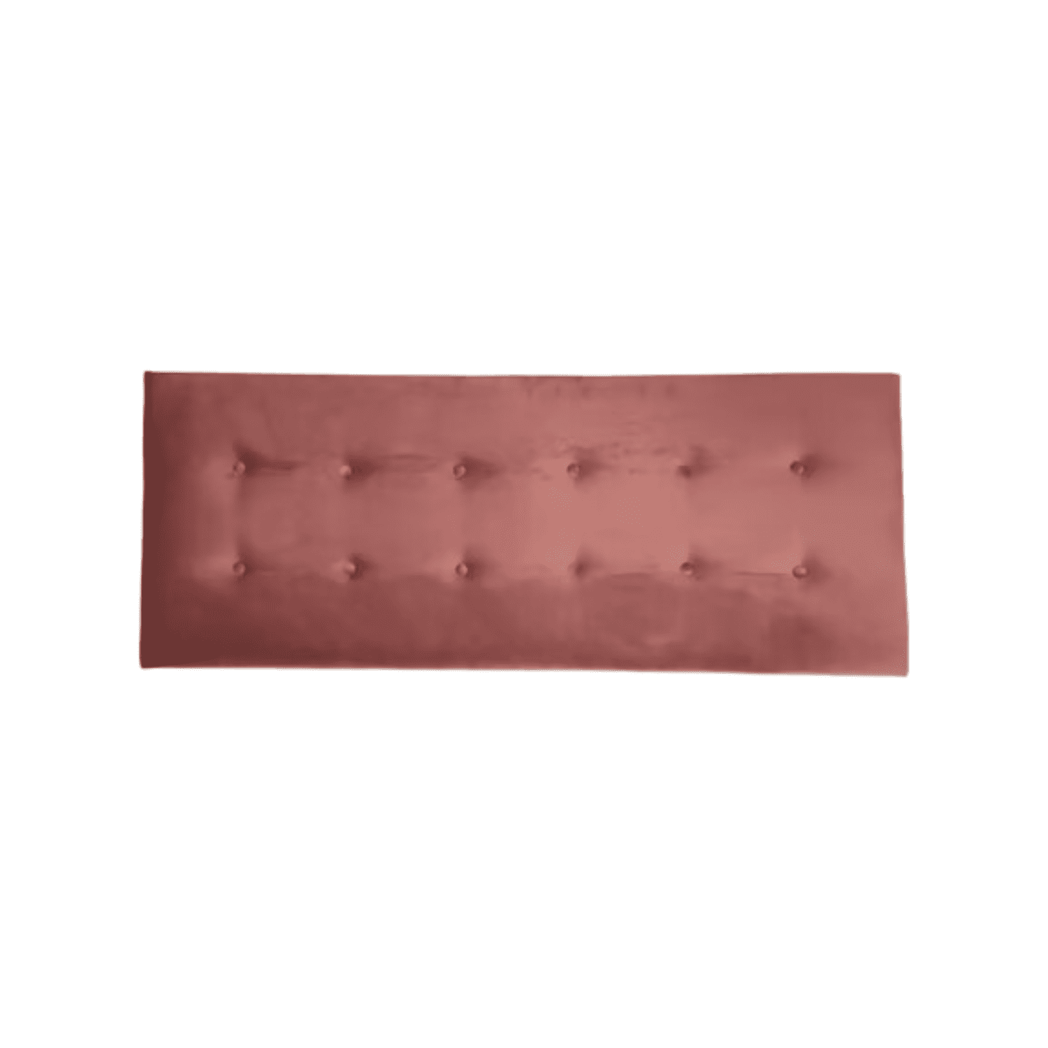 Importclick - Respaldo Elegante King Capitone 180x60 Cm Palo Rosa Felpa Botones