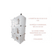 thumbnail image 2 of Organizador infantil modular para closet blanco, 2 of 3