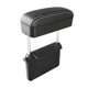 thumbnail image 3 of Reposabrazos Universal Para Coche, Caja Organizadora Con Soporte Para Codo, Reposabrazos, Negro, Blanco, 3 of 5