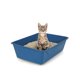 thumbnail image 2 of Bandeja higiénica para gatos Petmate, abierta, azul, mesa/ratón, gris, talla M, 2 of 3