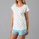 thumbnail image 2 of Pijamas Top Cuadrado + Short Flores Mujer 33861-247, 2 of 2