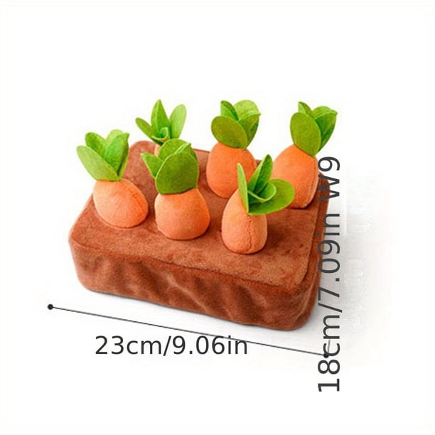 Baby And Child Play House Baby Educational Early Education Plucking Carrot Game Plush Toy, Montessori Teaching Aids, Children's Moving Brain, Baby Memory, Educational Early Education Refining Action T