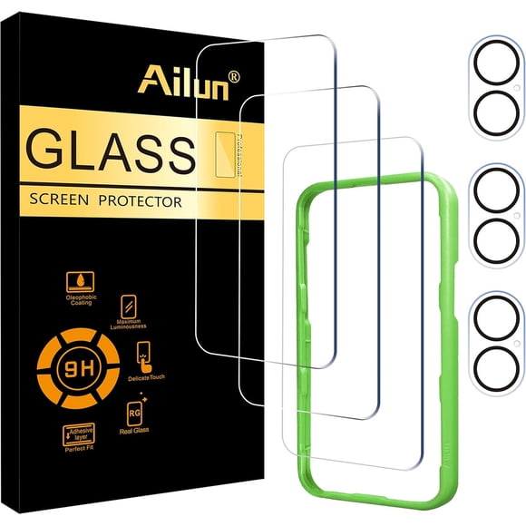 Protector Pantalla Ailun iPhone 17 6.3 Vidrio 3 Pack