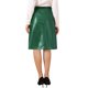 thumbnail image 3 of INSPIRE CHIC Falda de Mujer de Cuero Sintético Línea A Cintura Alta Vintage Lápiz Midi Falda XL Verde Oscuro, 3 of 6