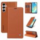 thumbnail image 1 of Funda Billetera de Cuero para Samsung Galaxy A26 con Tarjetero y Soporte - Tapa Magnética Marrón, 1 of 6