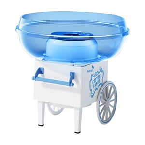 Magideal - Máquina Para Fabricar Hilo De Azúcar, Máquina Para Fabricar Algodón De Azúcar, Carrito Para Hacer Dulces, Máquina Para Fabricar Algodón De Azúcar Para Azul