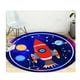 thumbnail image 1 of Alfombra Infantil Redonda Estampada 110 cm Cohete, 1 of 3