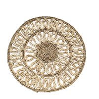 Bothyi - Estera De Mesa, Protección De Cocina, Cuencos Decorativos Versátiles Para Hotel, Mantel Individual Tejido, Forma Redonda