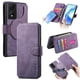thumbnail image 1 of Funda Billetera Magnética para Honor X7B Soporte Tarjetas Desmontable Morado, 1 of 6