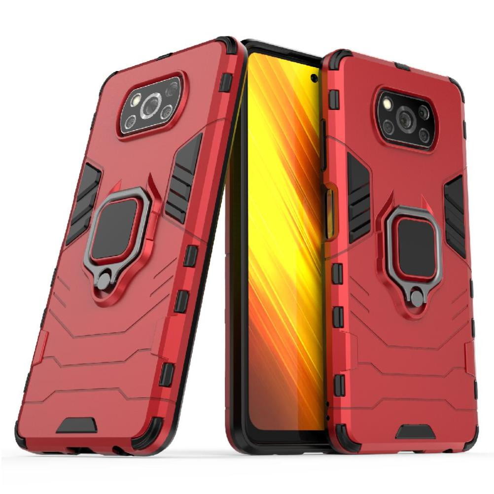 Foxdock Funda Antigolpes Para Xiaomi Poco X3/x3 Pro – Protección Total Con Soporte Y Diseño Robusto
