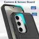thumbnail image 3 of Funda Defender para Samsung Galaxy S25 5G 6.2", de Doble Capa PC+TPU Resistente a Golpes, Cubierta Protectora de Cuerpo Completo, Negro, para Galaxy S25 (5G), 3 of 5
