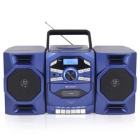 Reproductor De Cd Portátil Boombox Emerson Con Reproductor De Casetes