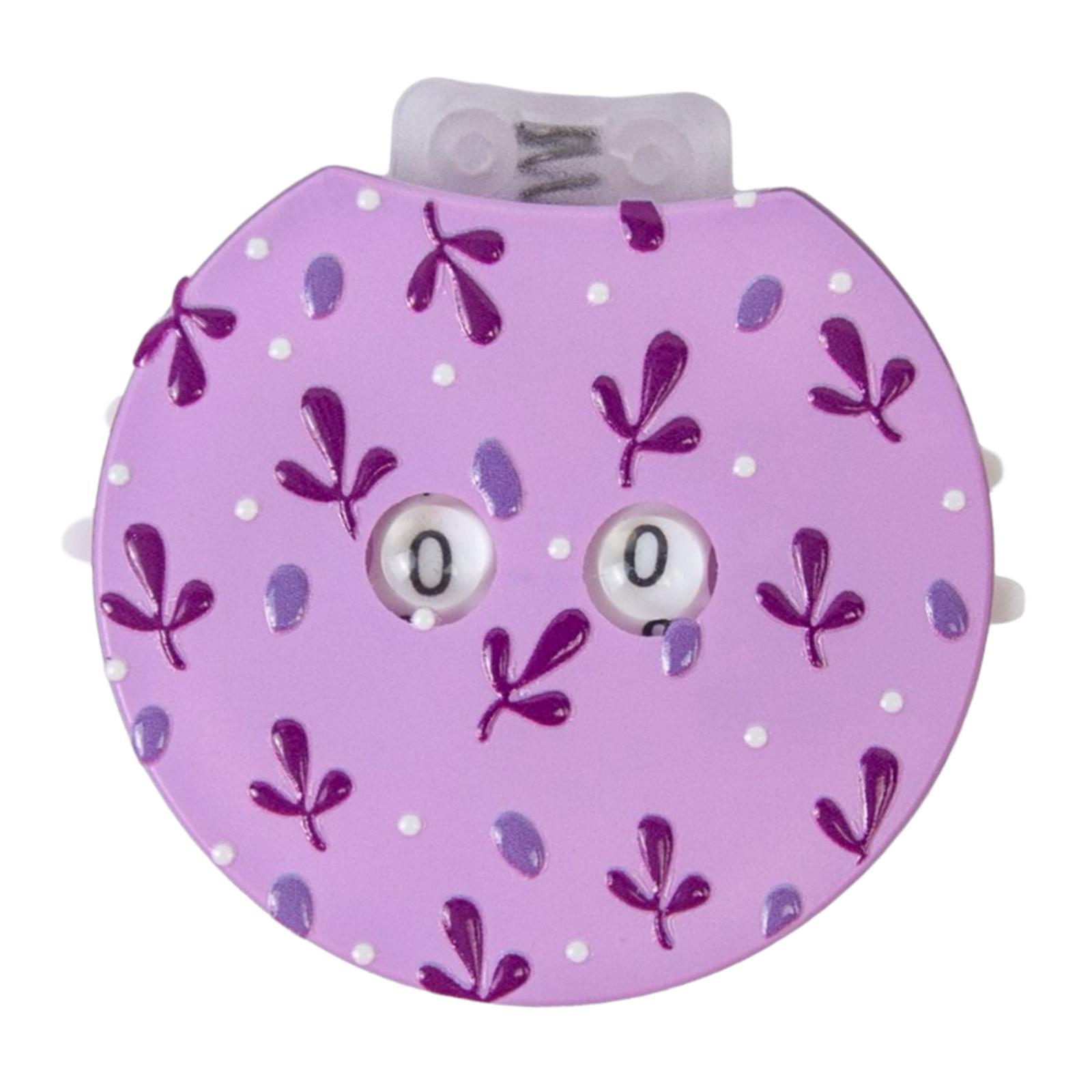 Magideal - Contador De Filas De Crochet Para Suéter, Manual De Entrenamiento, Reemplazo De Pieza Práctica, Contador De Filas De Costura, Dispositivo De Conteo De Púrpura