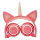 thumbnail image 5 of Auriculares Para Ni?os Con Orejas De Gato Y Unicornio, Diadema LED Intermitente Para Ni?as, Rosa, Rosa, 5 of 5