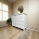 thumbnail image 3 of Comoda de Madera 9 cajones 120x40x90 Color Blanco Ranurado, 3 of 3