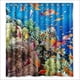 thumbnail image 1 of Cortina de ducha con arrecife de coral del sur del Mar Rojo cerca de Safaga, Egipto, juego de cortinas de baño con ganchos, tamaño 66 x 72 pulgadas, 1 of 3